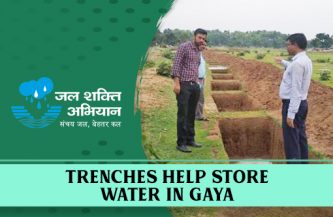 Trenches help store water in Gaya