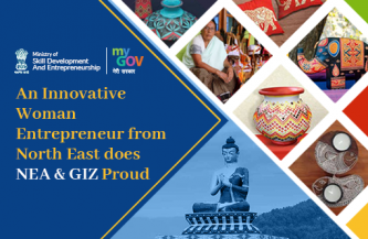 An Innovative Woman Entrepreneur from North East does NEA & GIZ Proud