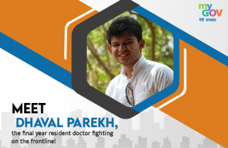 Dhaval Parekh, the Final Year Resident Doctor Fighting on the Frontline!