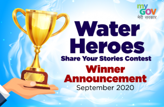 Winner Announcement for the month of September, 2020 of Water Heroes : Share Your Stories Contest