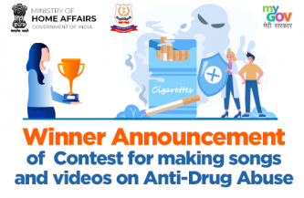 Winner Announcement of Contest for making songs and videos on Anti-Drug Abuse