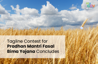 Tagline Contest for Pradhan Mantri Fasal Bima Yojana Contest Concludes