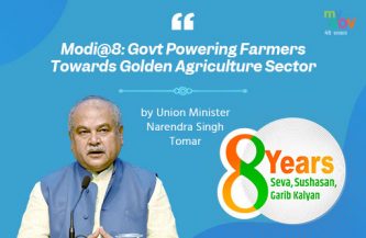 Modi@8: Govt Powering Farmers Towards Golden Agriculture Sector