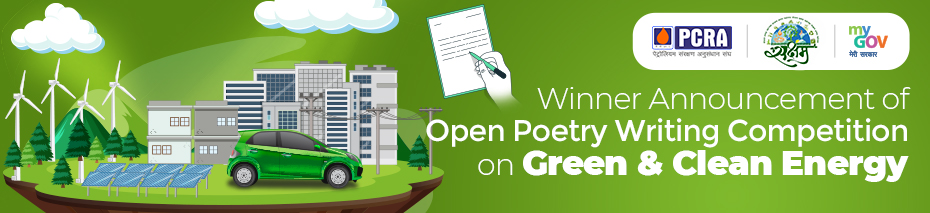 Winner Announcement of Open Poetry Writing Competition on Green and Clean Energy.