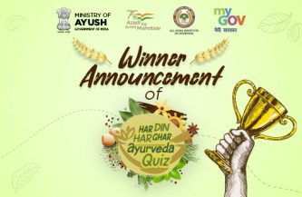 Winner announcement of Har Din Har Ghar Ayurveda Quiz