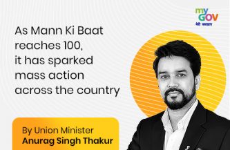 Mann Ki Baat 100 has sparked Mass Action across the Country