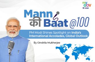 Mann Ki Baat@100: PM Modi Shines Spotlight on India’s International Accolades, Global Outlook