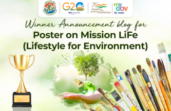 Winner Announcement blog for Poster on Mission LiFE (Lifestyle for Environment)