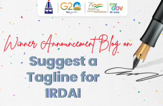 Winner Announcement Blog for IRDAI Tagline Contest