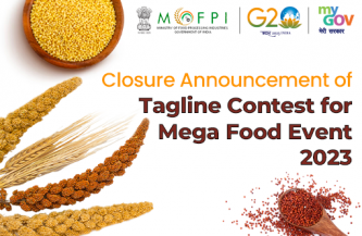 Closure Announcement for Tagline Contest for Mega Food Event 2023