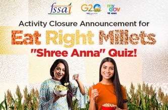 Activity Closure announcement for Eat Right Millets (Shree Anna) Quiz