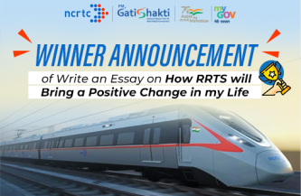 Winner announcement Blog for Write an Essay on How RRTS will bring a Positive Change in my life