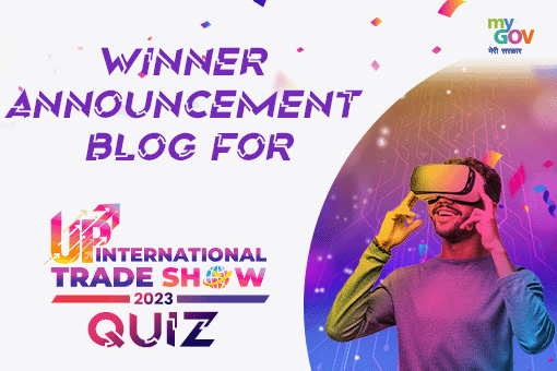 Winner announcement blog for UP International Trade Show 2023 Quiz