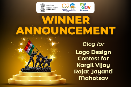 Winner Announcement Blog for Logo Design Contest for Kargil Vijay Rajat Jayanti Mahotsav
