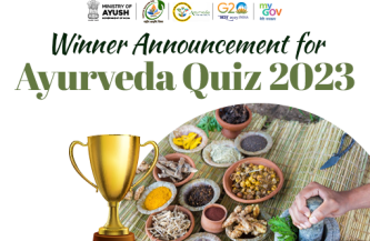Winner announcement for Ayurveda Quiz 2023
