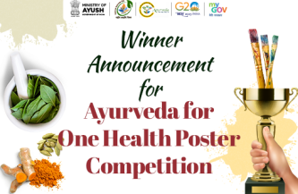 Winner Announcement for Ayurveda for One Health Poster Competition