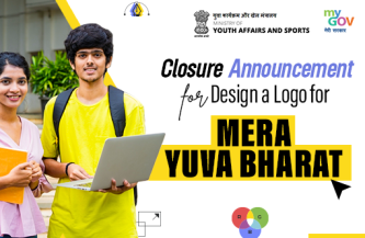 Closure Announcement for Design a Logo for Mera Yuva Bharat