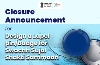 Closure Announcement for Design a Lapel Pin/Badge for Swachh Sujal Shakti Sammaan