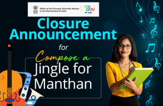 Closure Announcement for Compose a Jingle for Manthan