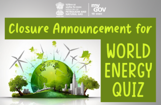 Closure Announcement for World Energy Quiz