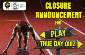 Closure Announcement for Play True Day Quiz 2023