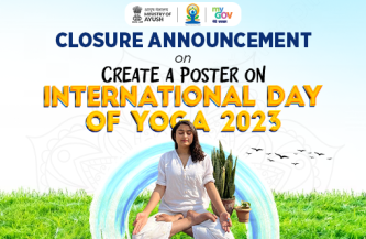 Closure Announcement for Create a Poster on International Day of Yoga 2023