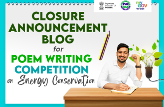 Closure announcement Blog for Poem Writing Competition on Energy Conservation