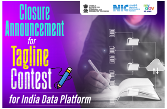 Closure announcement for Tagline Contest for India Data Platform