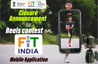 Closure Announcement for Reel Contest on Fit India Mobile Application