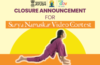 Closure Announcement For Surya Namaskar Video Contest