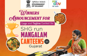 Winner Announcement for Logo and Tagline Contest for SHG run Mangalam Canteens in Gujarat