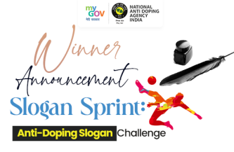 Winner Announcement for Slogan Sprint Anti-Doping Slogan Challenge