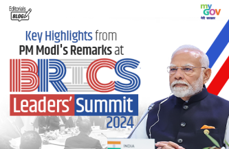 Key Highlights from Remarks of PM Modi at BRICS Leaders Summit 2024