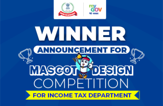 Winner Announcement for Mascot Design Competition for Income Tax Department