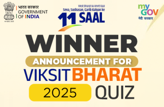 Winner Announcement for Viksit Bharat 2025 Quiz