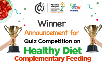 Winner Announcement for Quiz Competition on Healthy Diet and Complementary Feeding