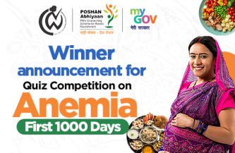 Winner Announcement for Quiz Competition on Anemia and First 1000 Days