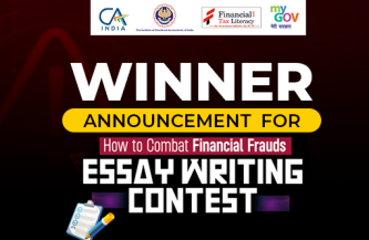 Winner Announcement for How to Combat Financial Frauds Essay Writing Contest