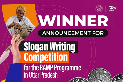 Winner Announcement for Slogan Writing Competition for the RAMP Programme in Uttar Pradesh