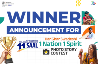 Winner Announcement for Har Ghar Swadeshi – 1 Nation 1 Spirit Photo Story Contest