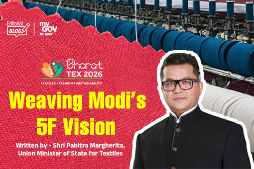 Bharat Tex 2026 – Weaving Modi’s 5F Vision