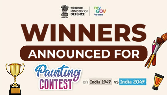 Winner Announcement for the Painting Contest on India 1947 vs. India 2047