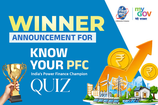 Winner Announcement for Know Your PFC – India’s Power Finance Champion Quiz