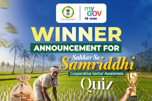 Winner Announcement for Sahkar Se Samriddhi - Cooperative Sector Awareness Quiz