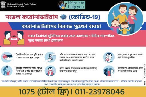 Protective measures against Coronavirus- Bengali
