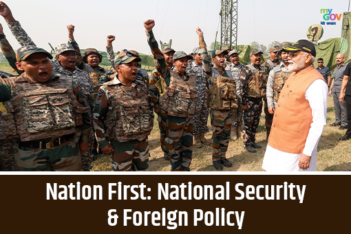 Nation First: National Security & Foreign Policy