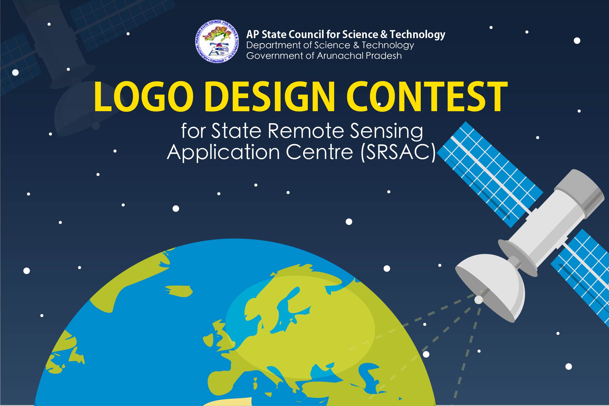Design Logo for State Remote Sensing Application Centre (SRSAC)