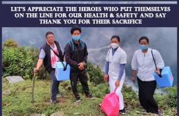 LET’S APPRECIATE THE HEROES AND SAY THANK YOU FOR THEIR SACRIFICE 