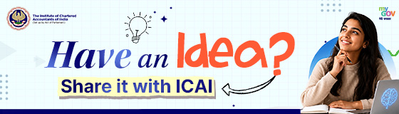 Have an idea? Share it with ICAI