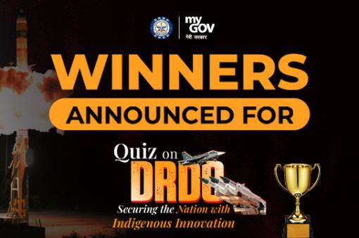 Winners Announced for Quiz on DRDO – Securing the Nation with Indigenous Innovation